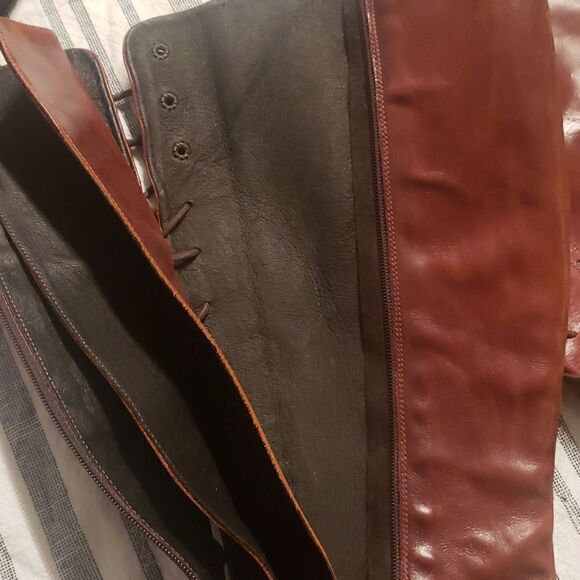 TREMP Made In Italy Brown Leather Lace Up Boots👢 - Picture 7 of 16